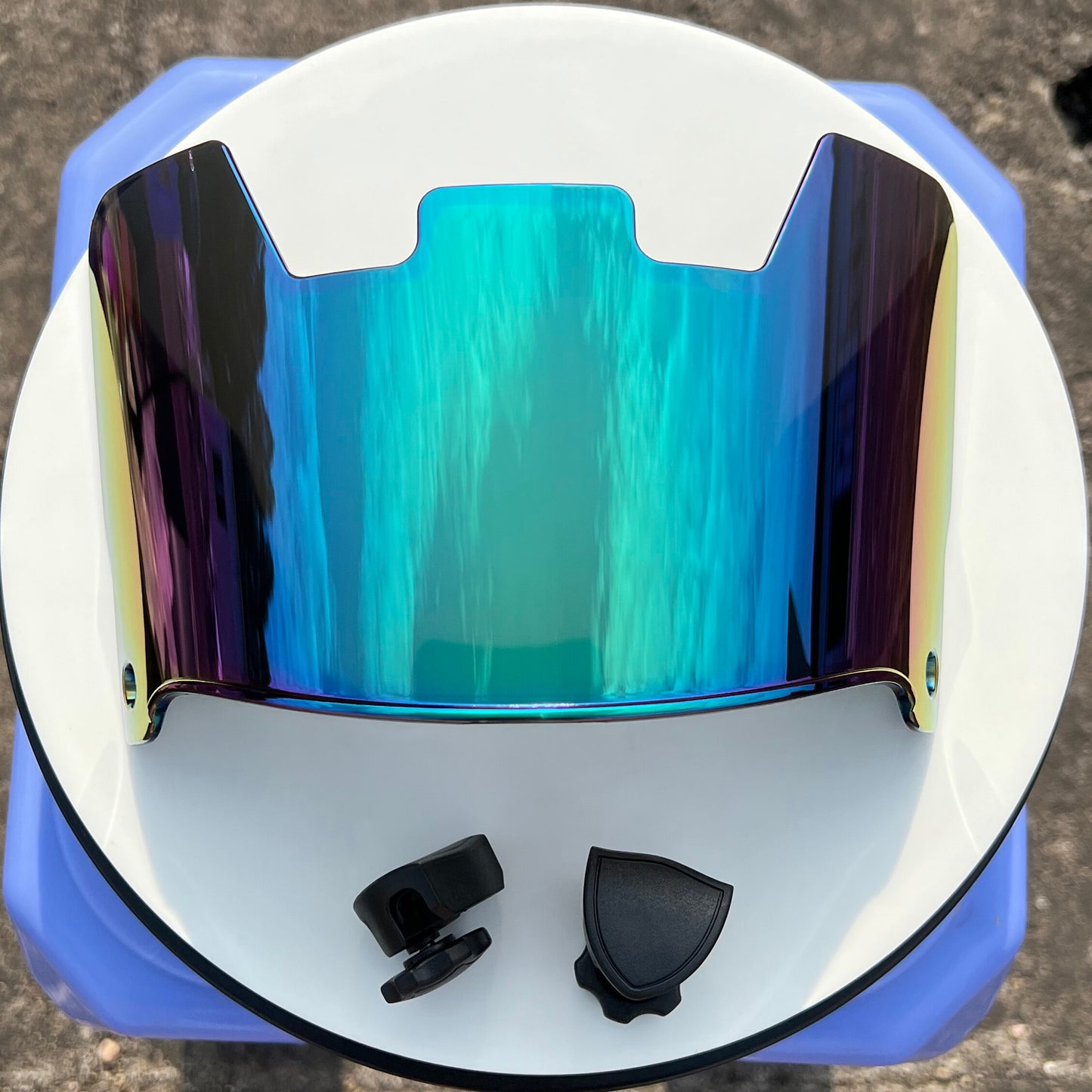 Football Helmet Visor with Clips