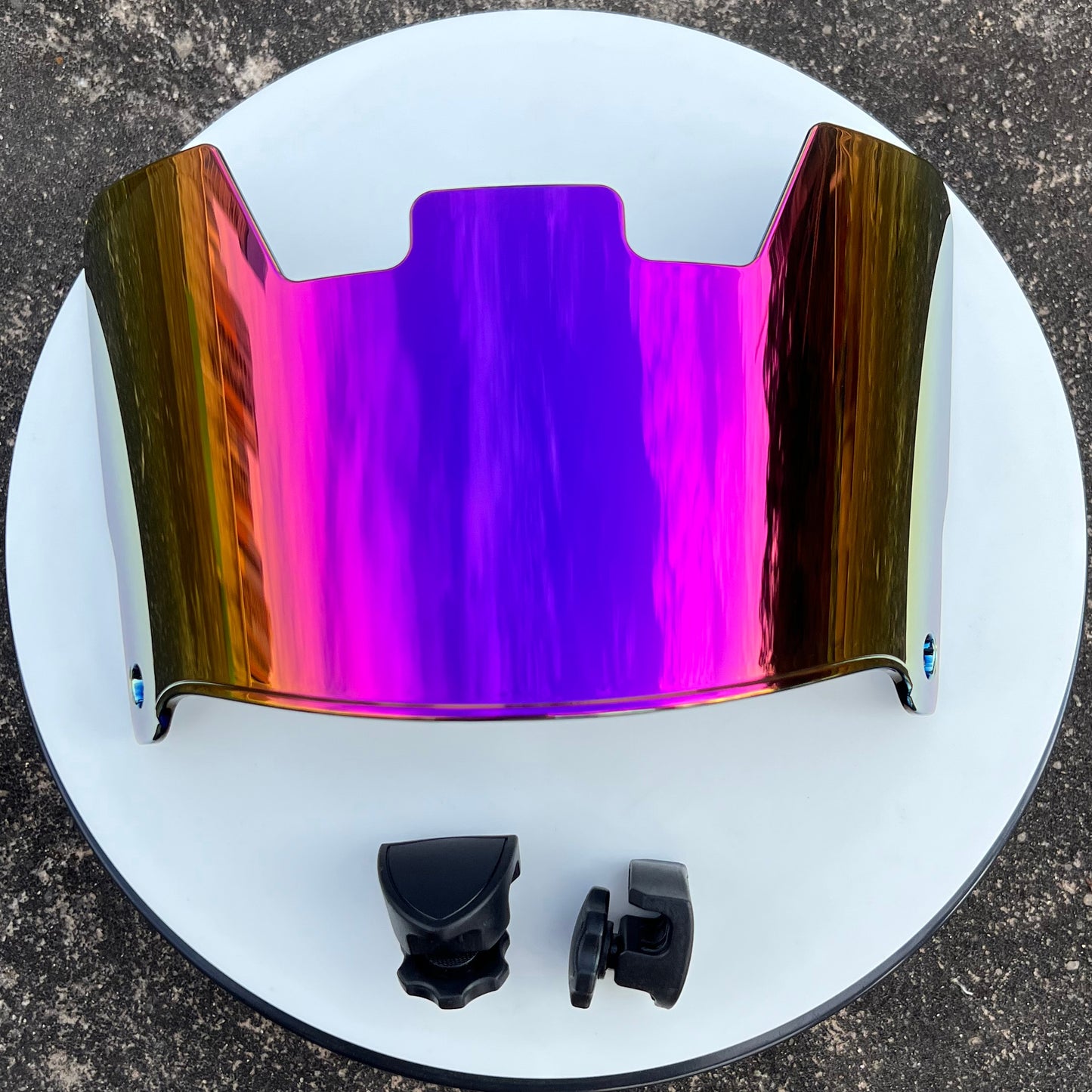 Football Helmet Visor with Clips