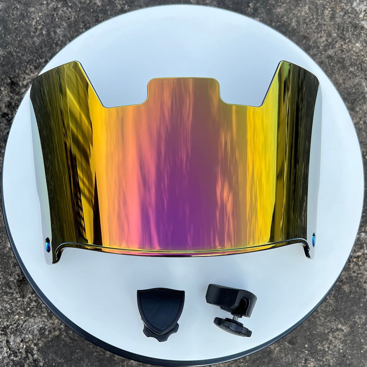 Football Helmet Visor with Clips