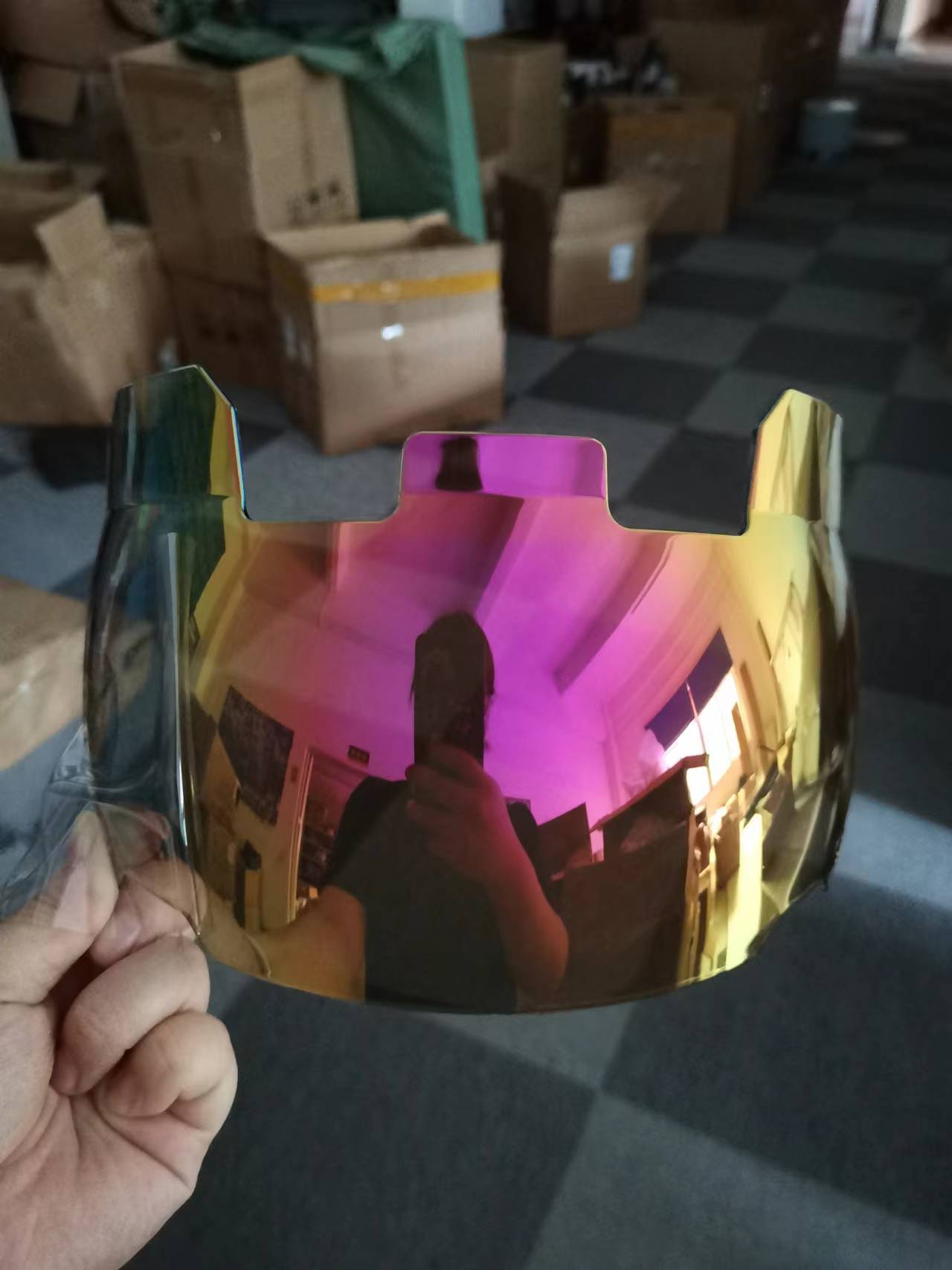 Football Helmet Visor with Clips