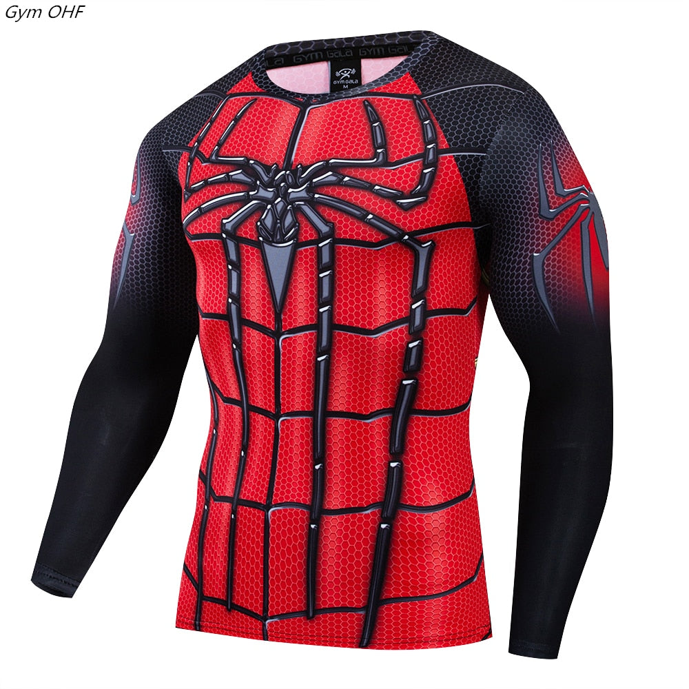 Men's Compression Training Shirts -- Medium