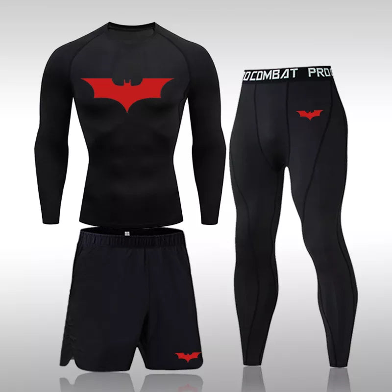 Hero Compression Pants, Short and Shirt Set (XL)