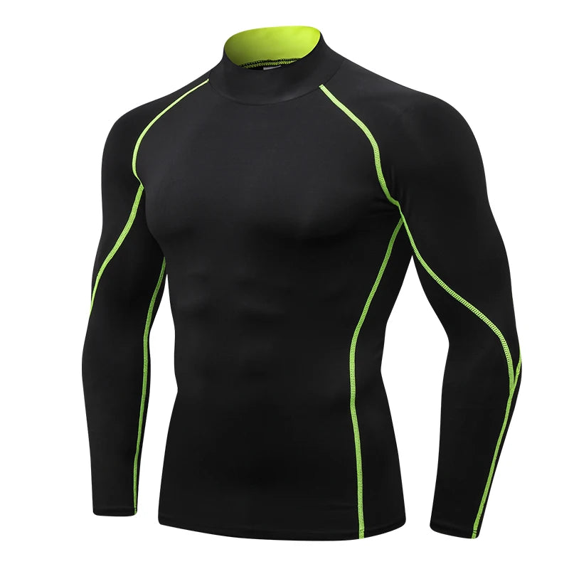 Men's  Long Sleeve Compression Shirts (XXL)