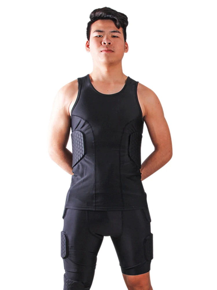 Sports Honeycomb Padded Compression Gear