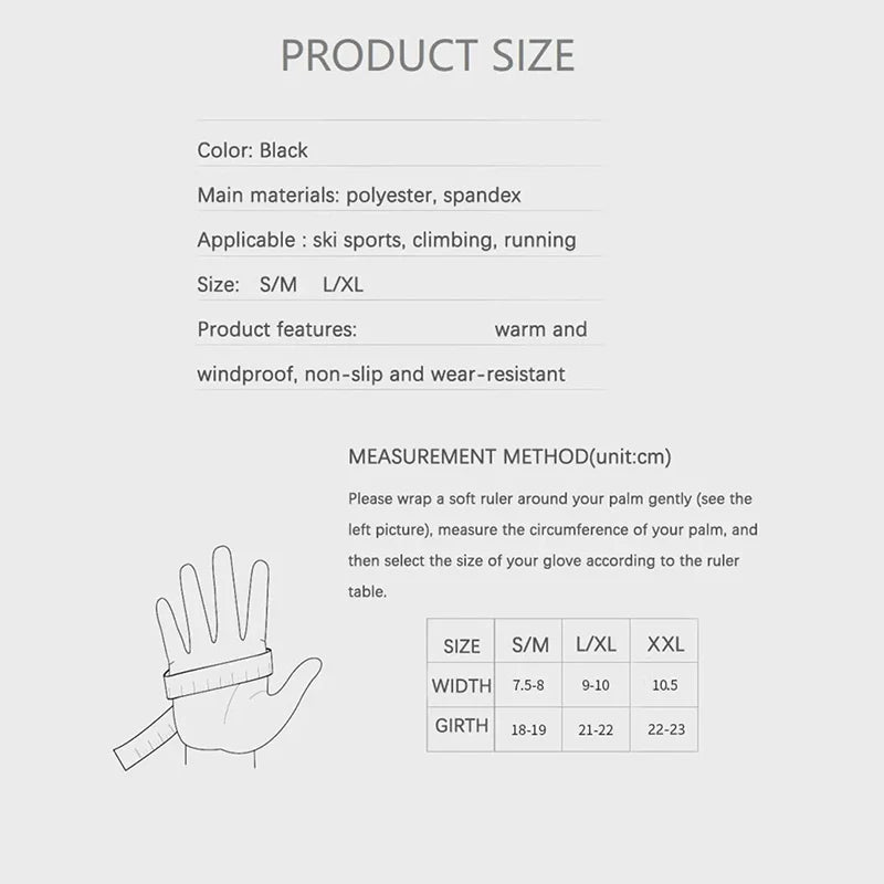 Winter Warm Full Finger Gloves