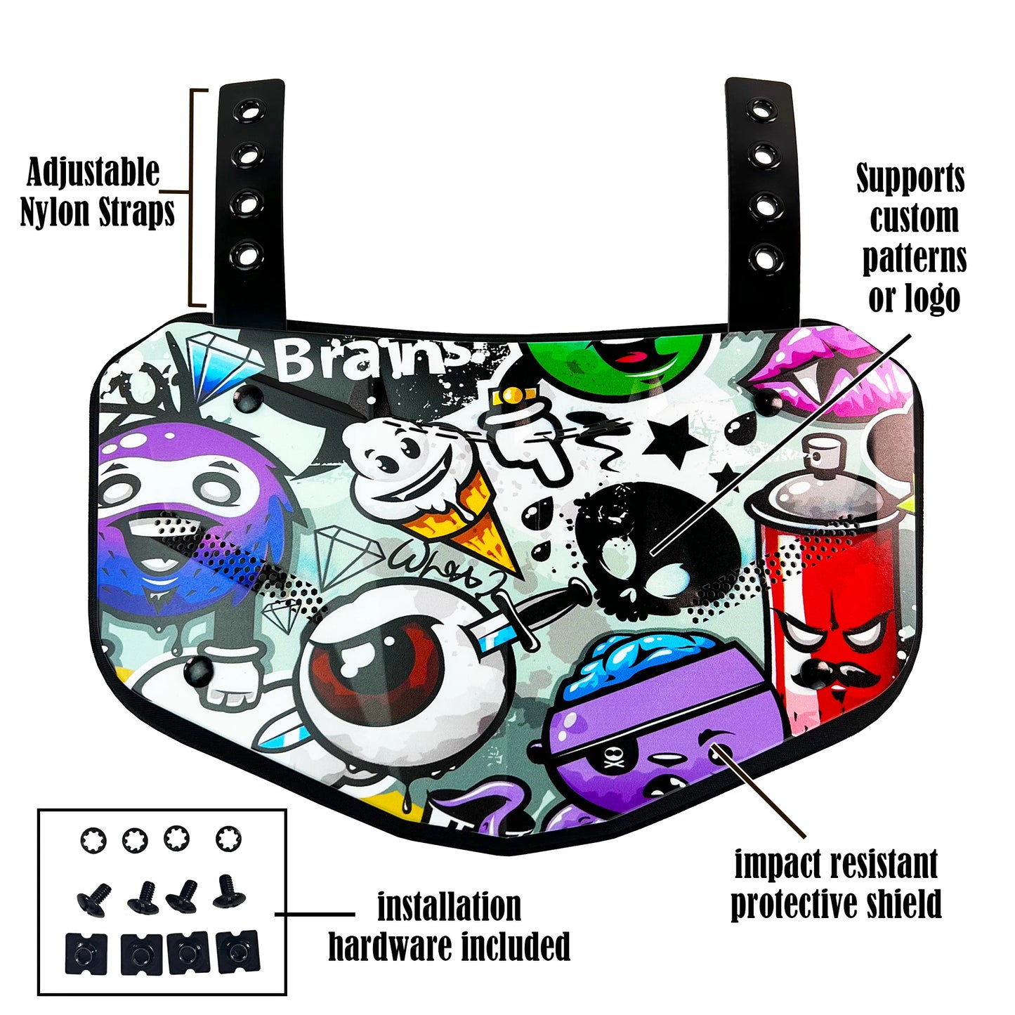 NEW Football Back Plate
