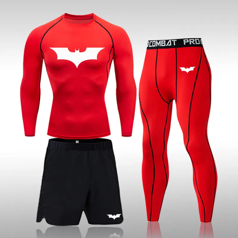 Hero Compression Pants, Short and Shirt Set (XL)
