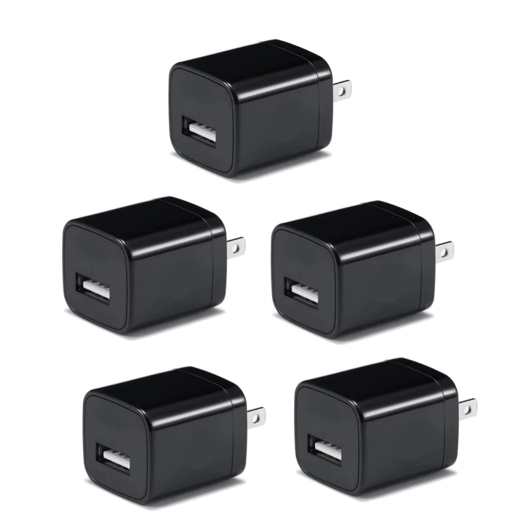 5-pack USB Wall Charger Plug