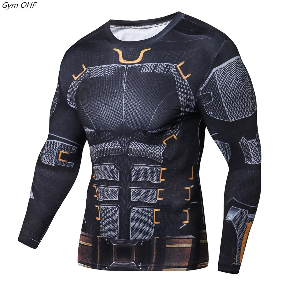 Men's Compression Training Shirts --XXL