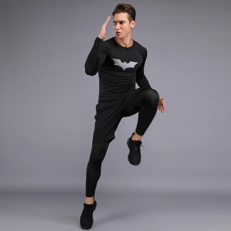 Hero Compression Pants, Short and Shirt Set (Medium)