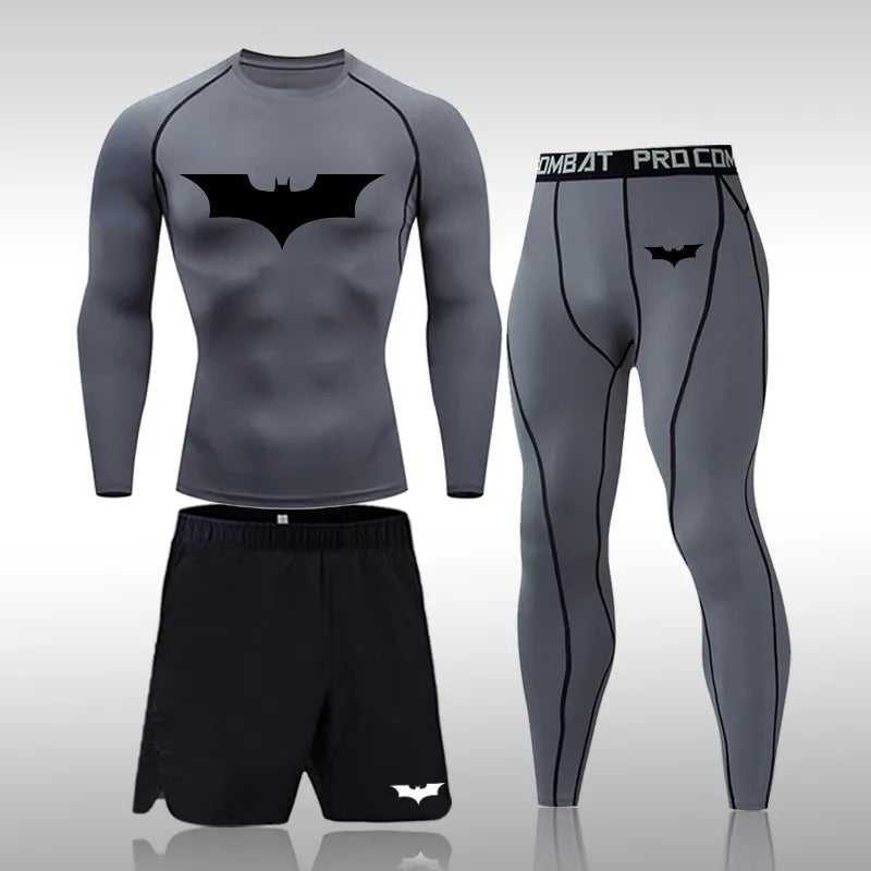 Hero Compression Pants, Short and Shirt Set (Large)