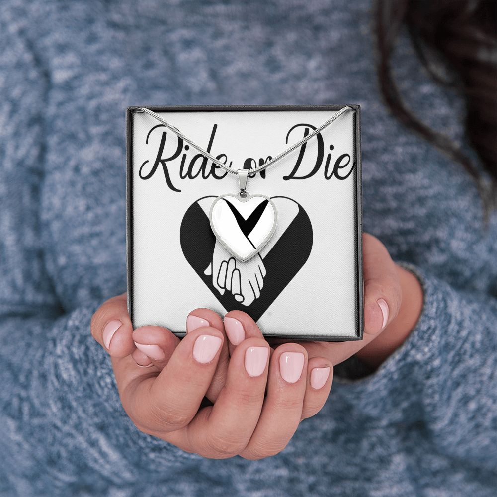 Ride or Die Heart Necklace