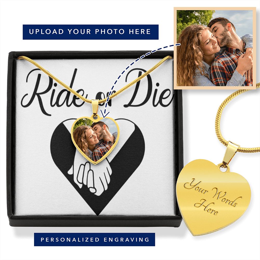 Ride or Die Heart Necklace